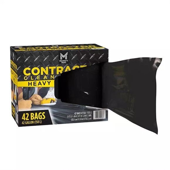 Member's Mark Commercial Contractor 42-Gallon Clean-Up Bags, 42 ct. - Picture 3 of 4